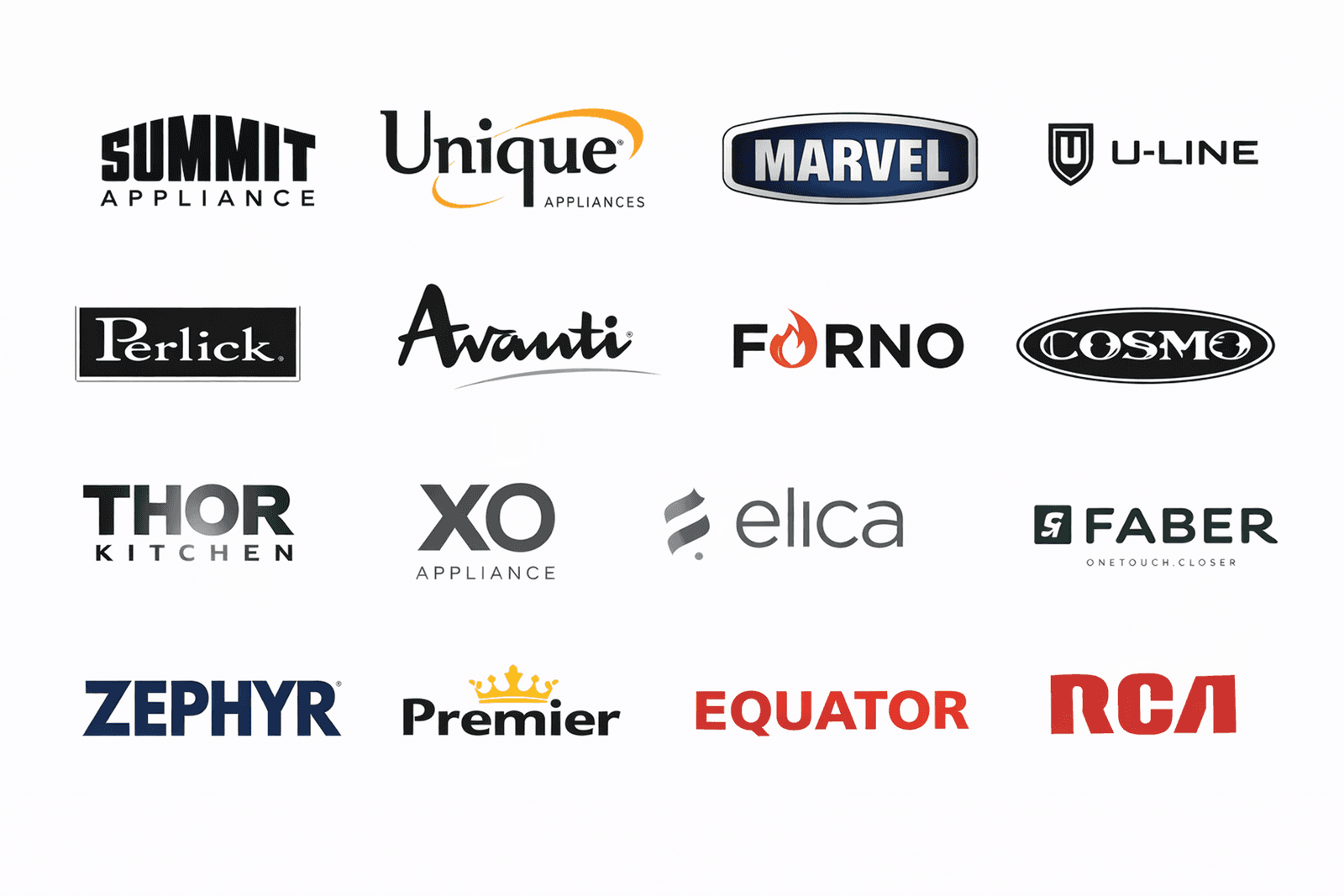 Compact & Specialty Appliance Brands appliance brands we repair