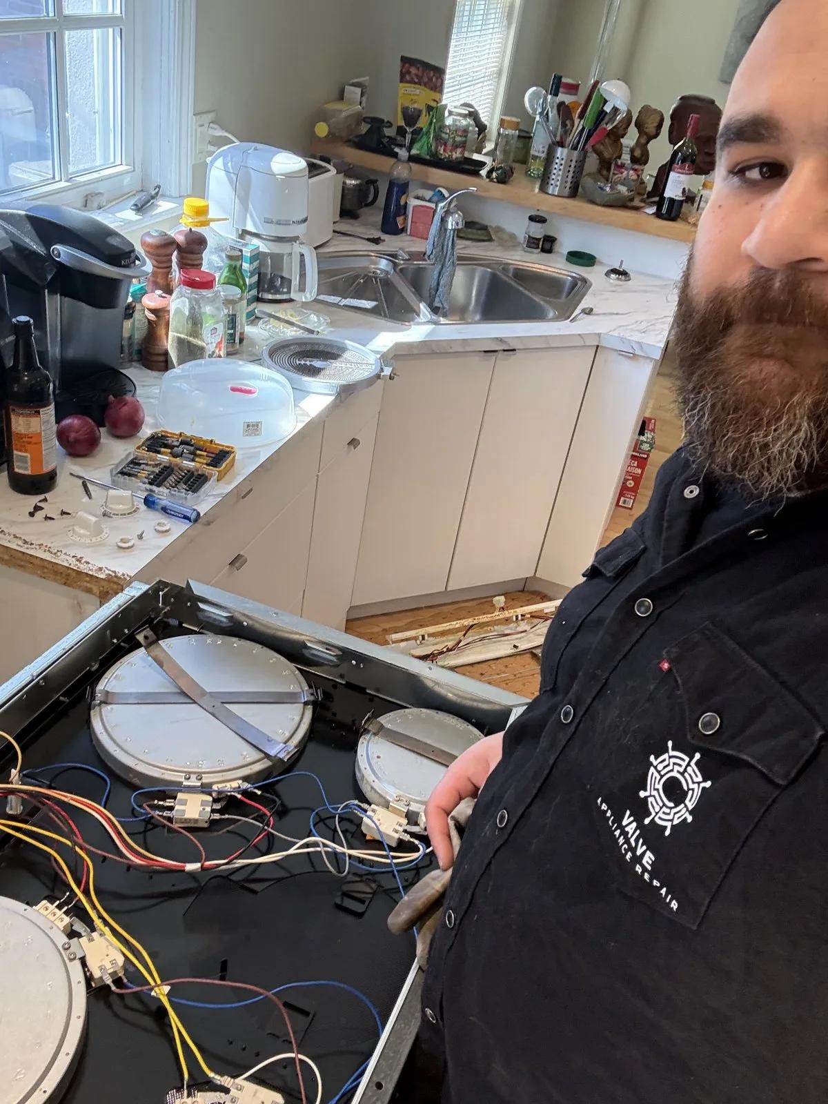 Cooktop repair in Burlington